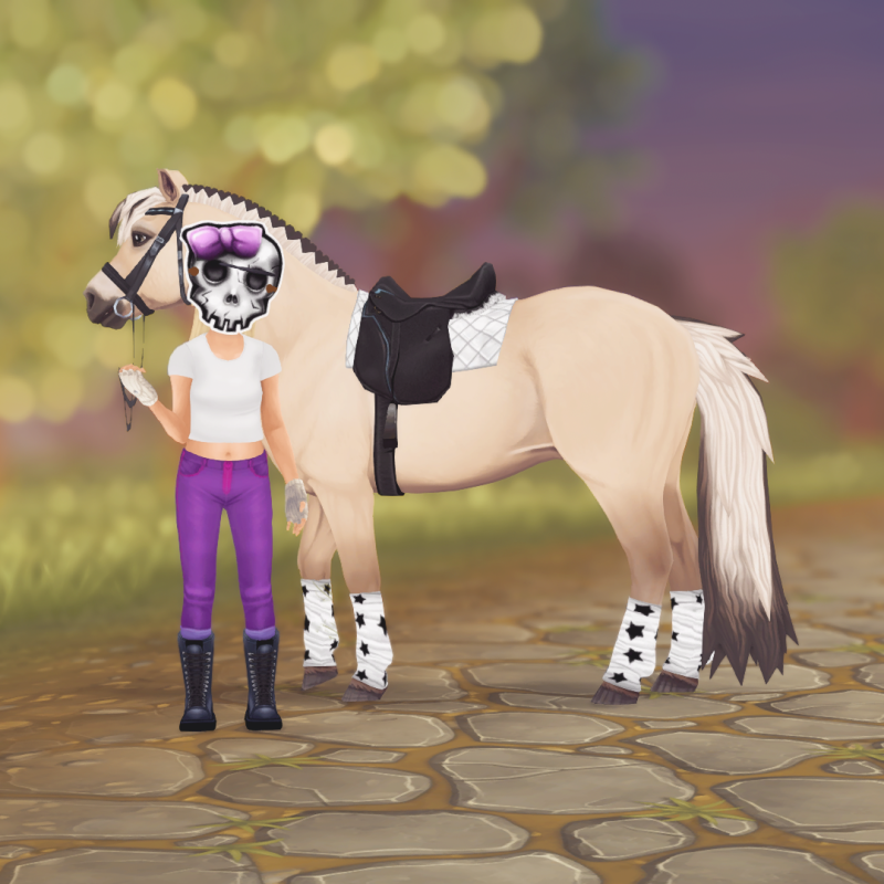 Purple skeleton