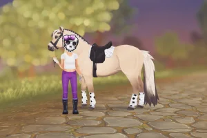 Purple skeleton