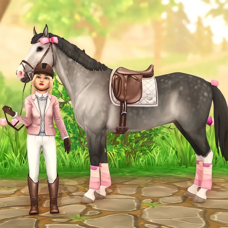 Pink orchid dressage