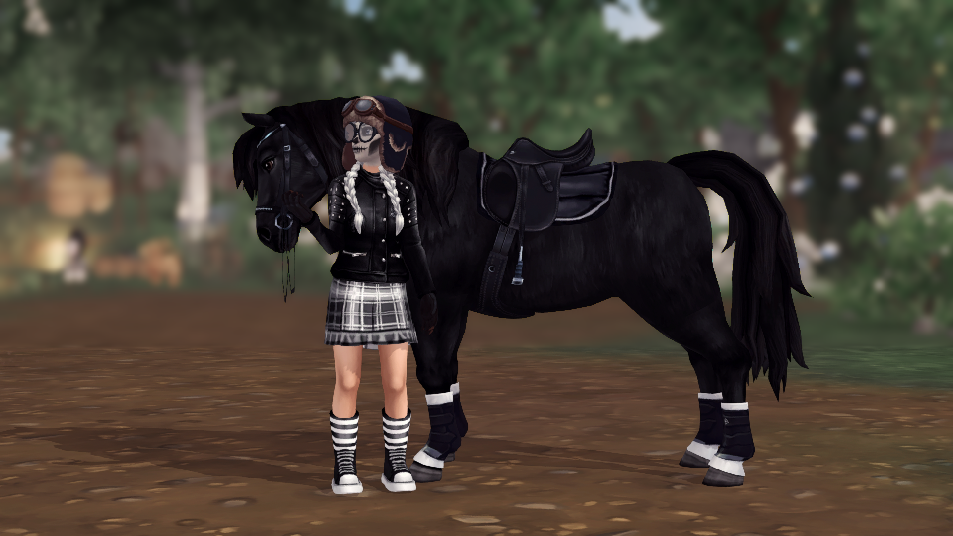 black paint