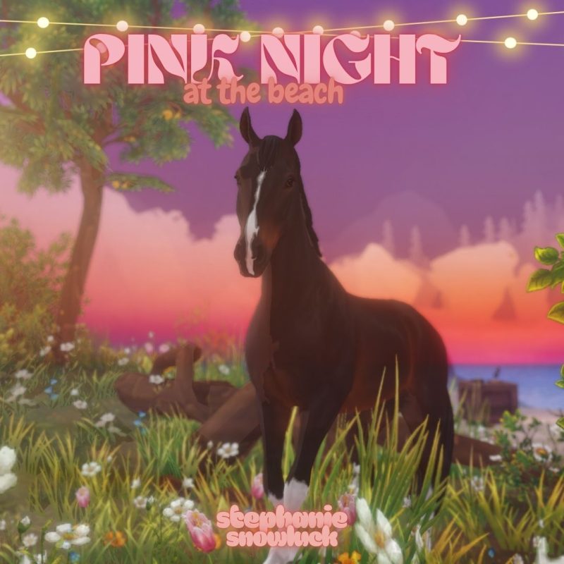Pink Night at the Beach
