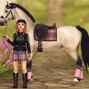 Emo Pink and Black glow