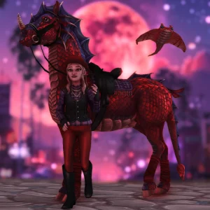 Moonlight purple night