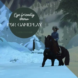 Eye-friendly snow For Gameplay